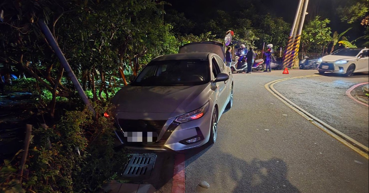 新北女上烘爐地！擦撞肇逃又自撞山壁 求財不成先破財